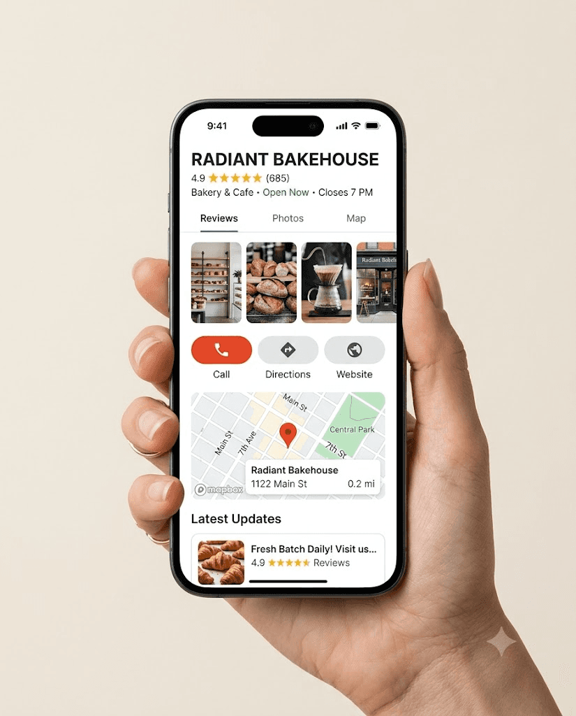 Google Maps dashboard